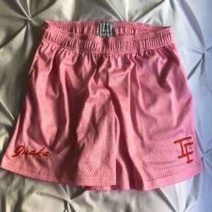 Inaka Power Shorts in Pink/Strawberry- Large